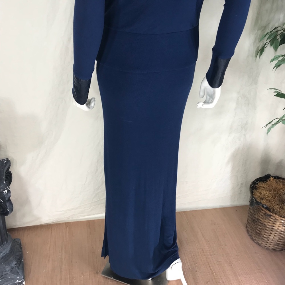 Long Blue Colleen Lopez Dress - Picture 5 of 6